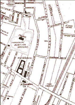 Map of Gwydir Street 1904