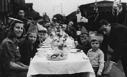 Celebrating end of war